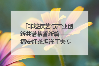 非遗技艺与产业创新共谱茶香新篇——福安红茶坦洋工夫专场推介会在京举办