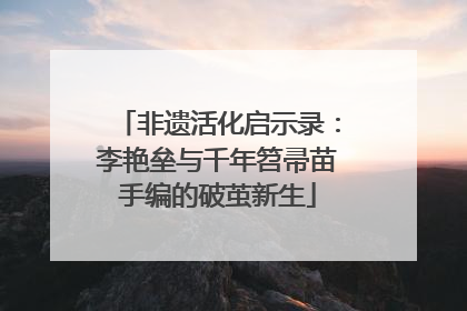 非遗活化启示录：李艳垒与千年笤帚苗手编的破茧新生