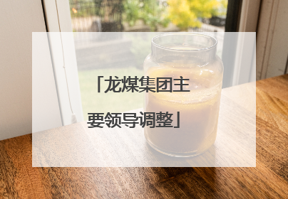 龙煤集团主要领导调整
