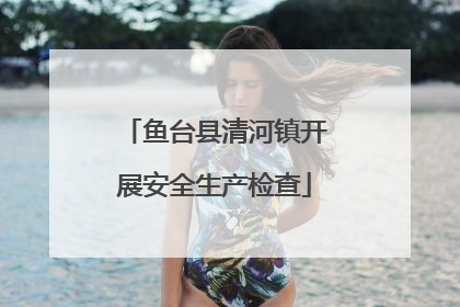 鱼台县清河镇开展安全生产检查