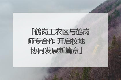 鹤岗工农区与鹤岗师专合作 开启校地协同发展新篇章