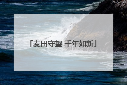 麦田守望 千年如新