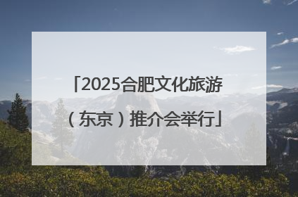 2025合肥文化旅游（东京）推介会举行