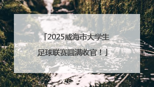 2025威海市大学生足球联赛圆满收官！