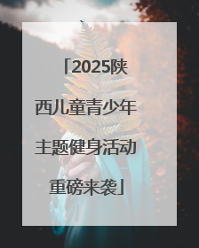 2025陕西儿童青少年主题健身活动重磅来袭
