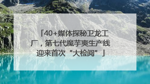 40+媒体探秘卫龙工厂，第七代魔芋爽生产线迎来首次“大检阅”