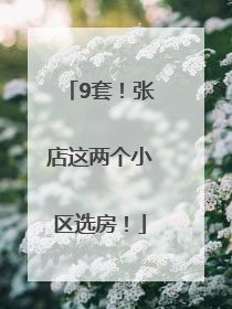 9套！张店这两个小区选房！
